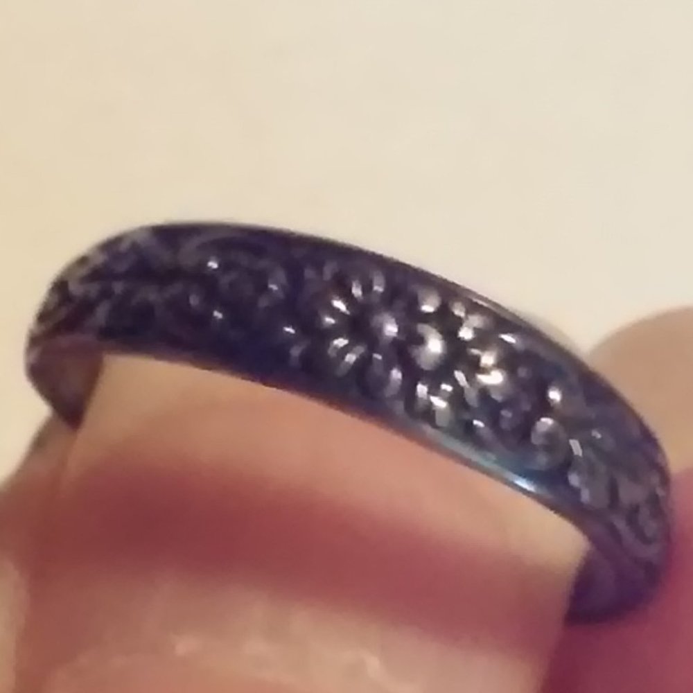Ring .925 Silver Size 7 Been Sitting For Years Unworn Needs Cleaning